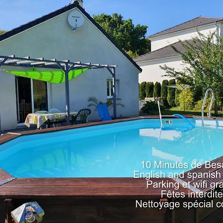 2 Vraies Chambres Privees Au Calme Dans Villa De Campagne Plain-Pied 105M2 Avec Piscine A Montfaucon Montfaucon  Exterior foto